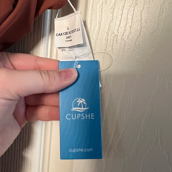 Cupshe Strappy Cutout One Piece Swimsuit Size L - Picture 5 of 5